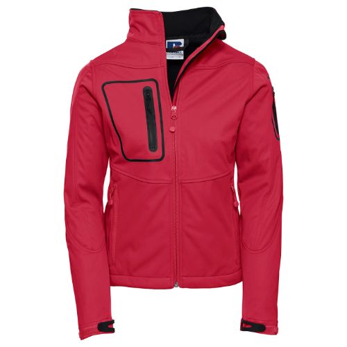 Russell Europe Women's Sports Shell 5000 Jacket Classic Red